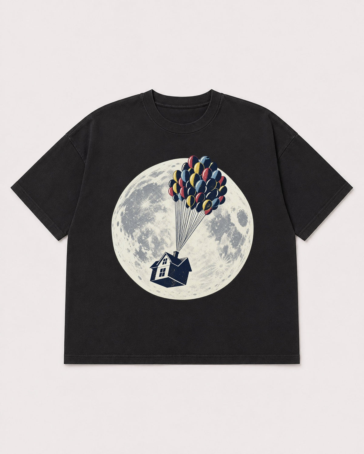 Mockup Boxy Heavyweight Tee Black product