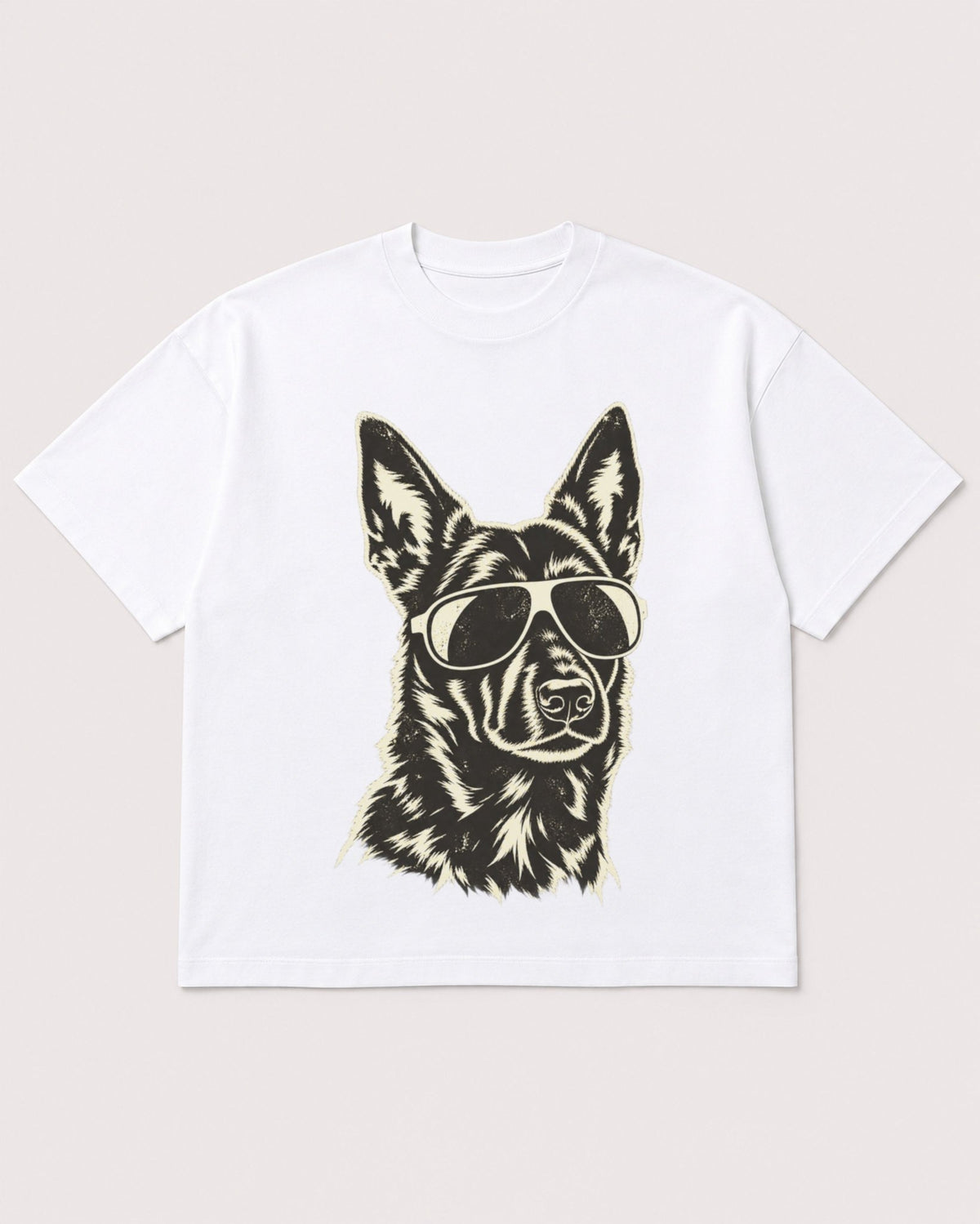 Mockup Boxy Heavyweight Tee White product