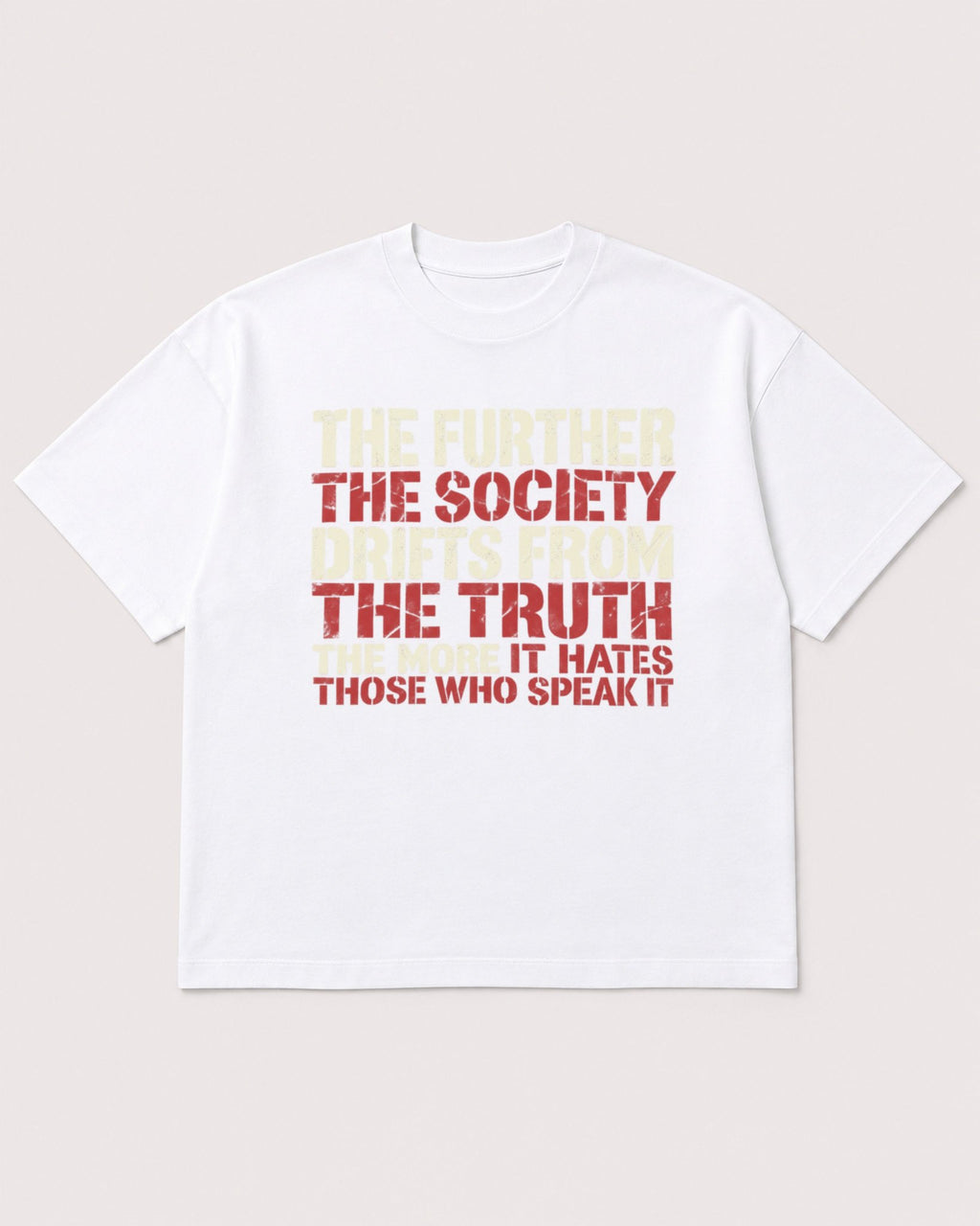 Mockup Boxy Heavyweight Tee White product