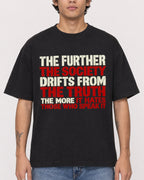 Mockup Boxy Heavyweight Tee Black male close-up 06