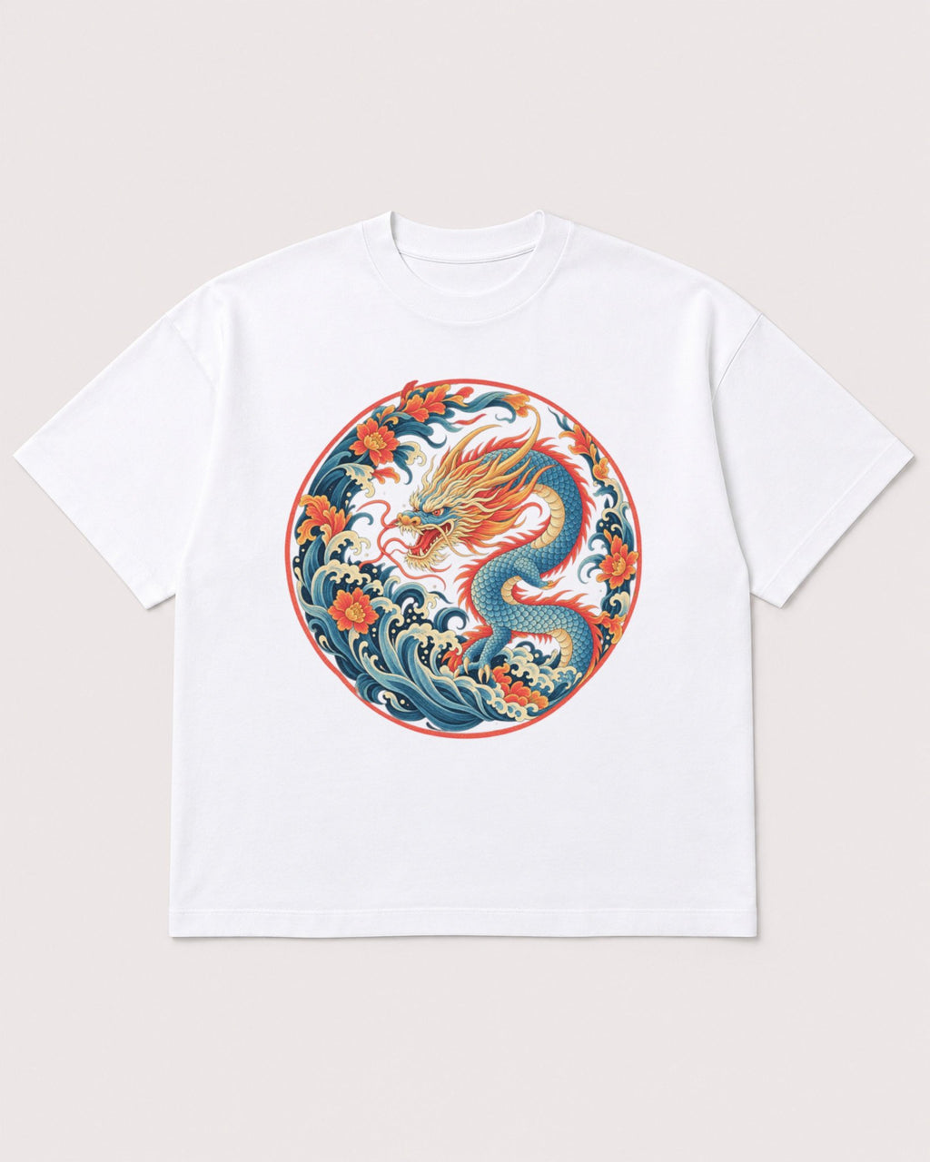 Mockup Boxy Heavyweight Tee White product