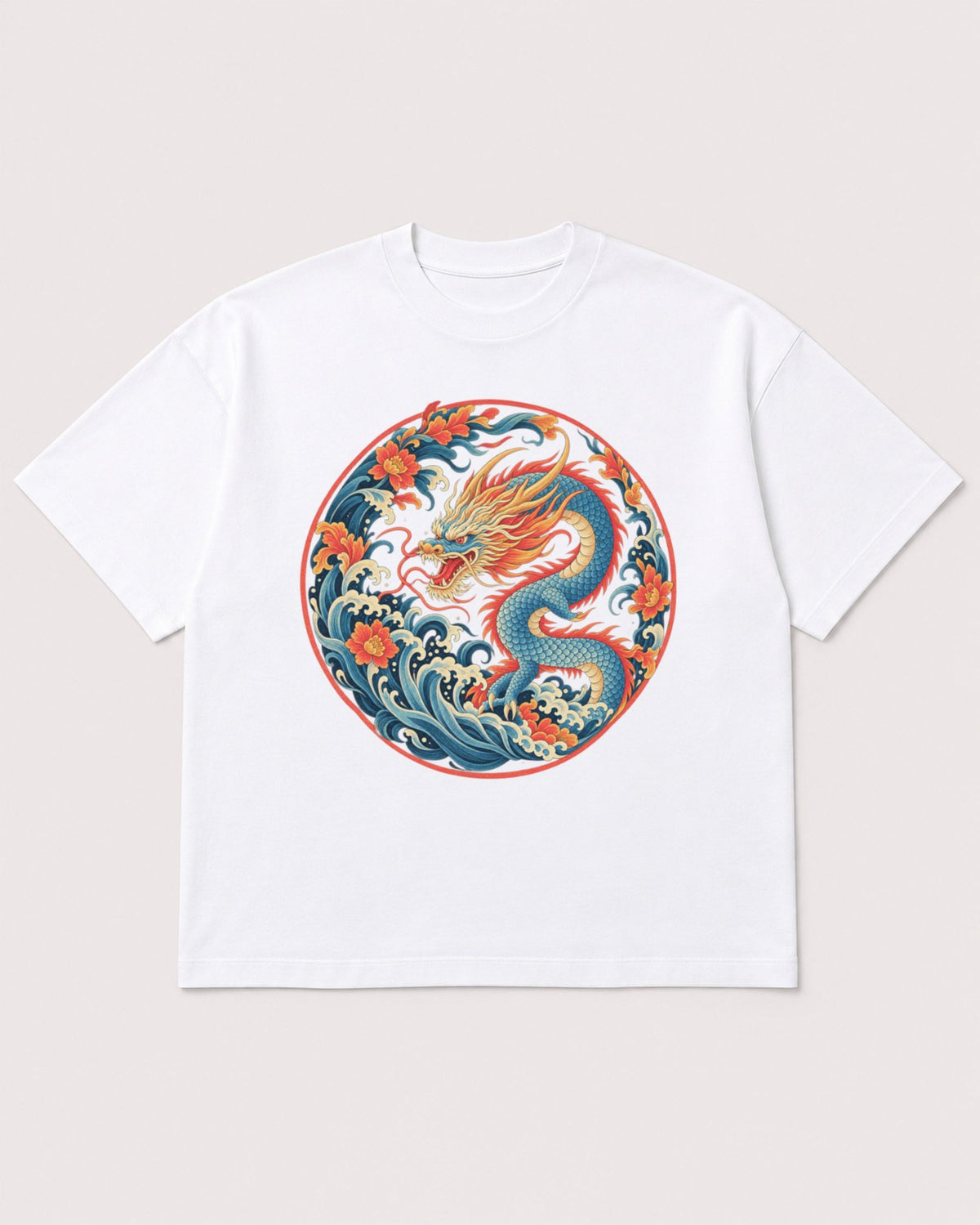 Mockup Boxy Heavyweight Tee White product