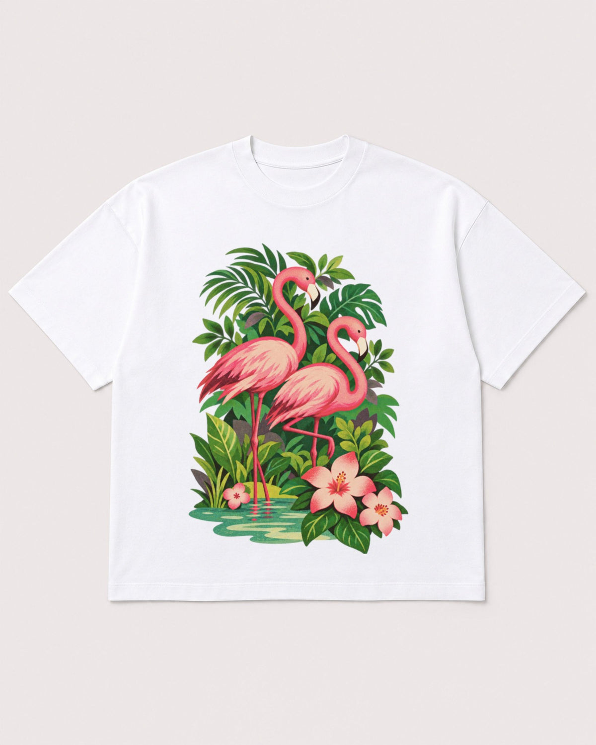 Mockup Boxy Heavyweight Tee White product
