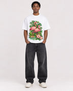 Mockup Boxy Heavyweight Tee White male full-body 05