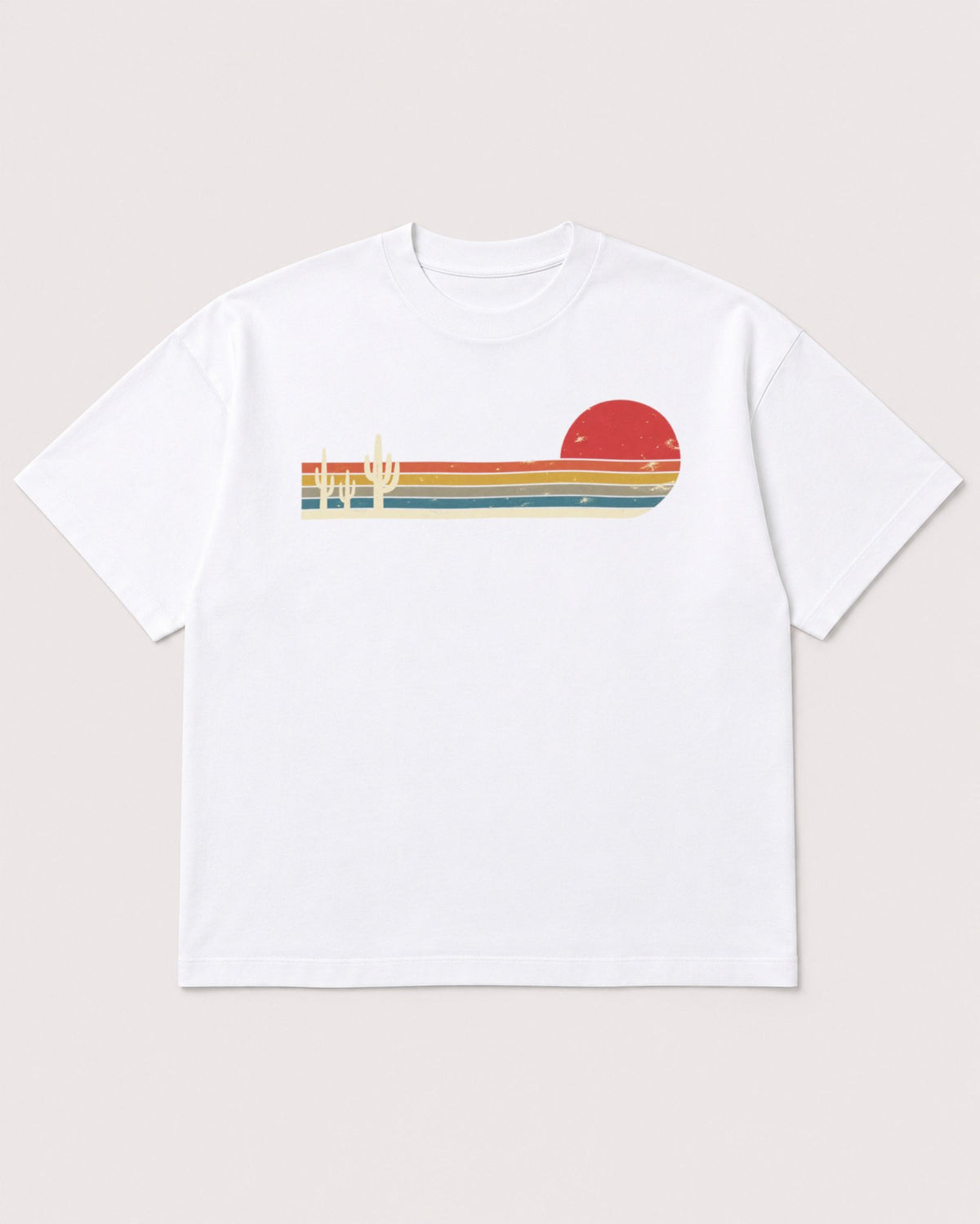 Mockup Boxy Heavyweight Tee White product