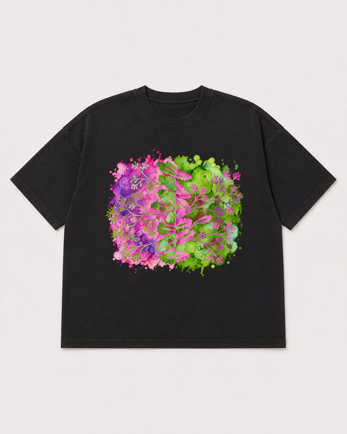 Mockup Boxy Heavyweight Tee Black product