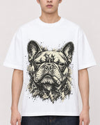 Mockup Boxy Heavyweight Tee White male close-up 21