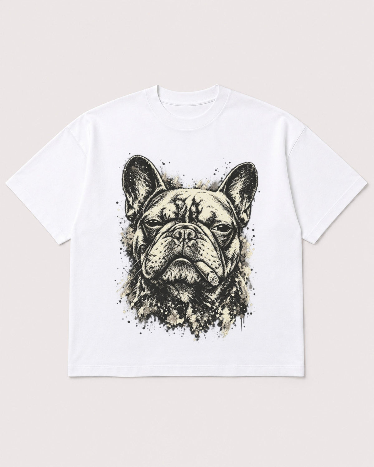 Mockup Boxy Heavyweight Tee White product