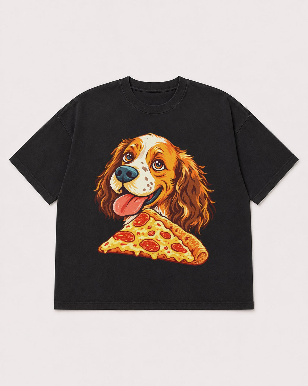 Mockup Boxy Heavyweight Tee Black product