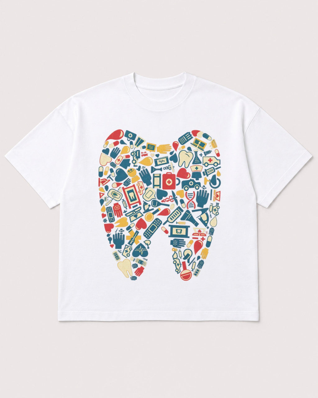 Mockup Boxy Heavyweight Tee White product