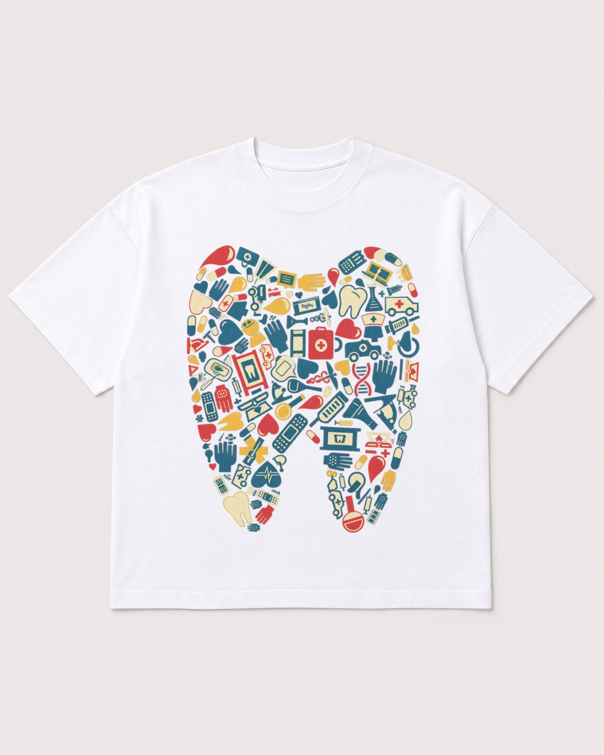 Mockup Boxy Heavyweight Tee White product