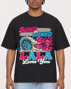Mockup Boxy Heavyweight Tee Black male close-up 05