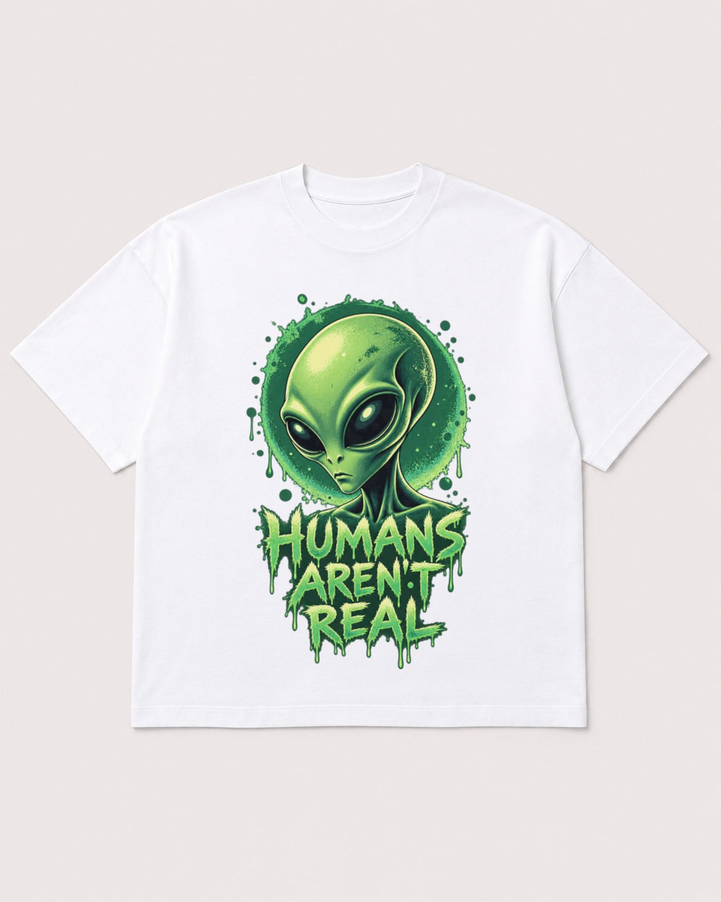 Mockup Boxy Heavyweight Tee White product
