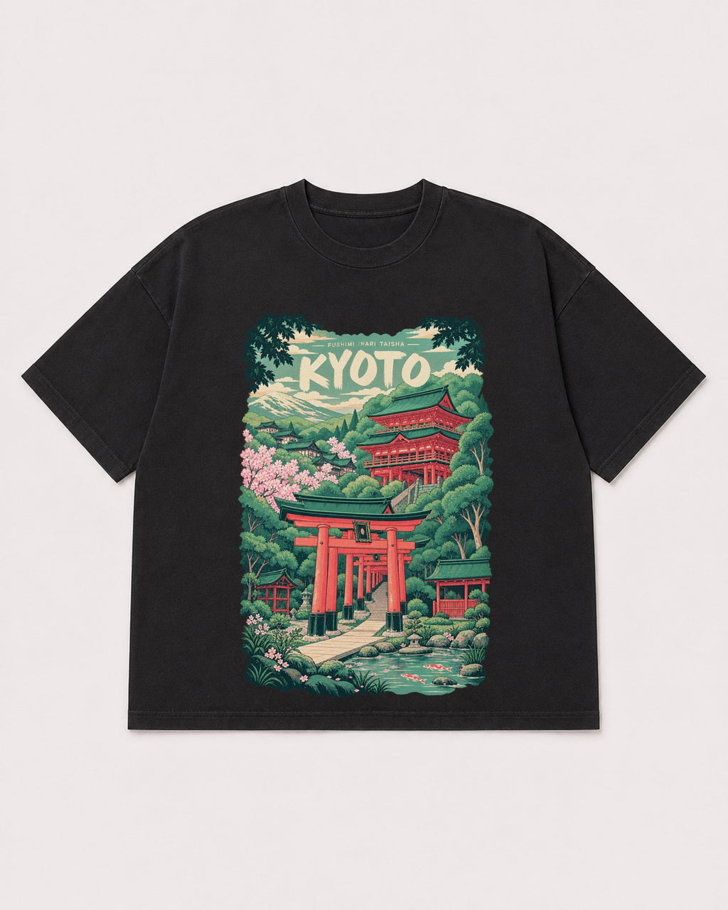 Mockup Boxy Heavyweight Tee Black product