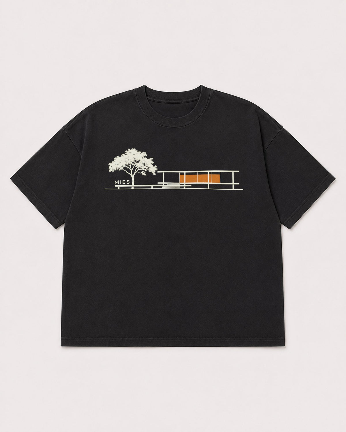 Mockup Boxy Heavyweight Tee Black product