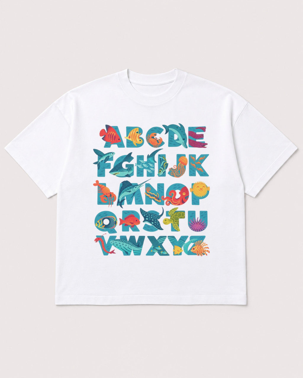 Mockup Boxy Heavyweight Tee White product