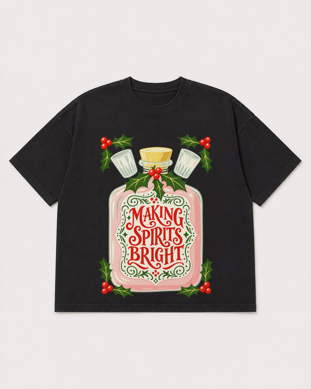 Mockup Boxy Heavyweight Tee Black product
