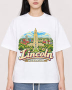 Mockup Boxy Heavyweight Tee White female close-up 01