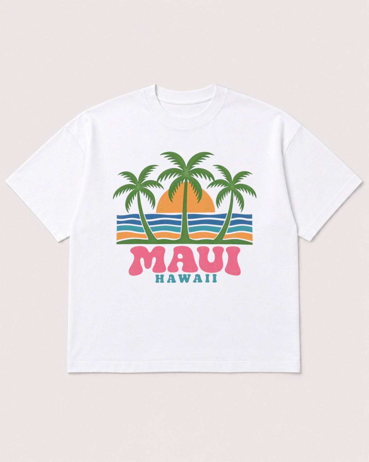 Mockup Boxy Heavyweight Tee White product