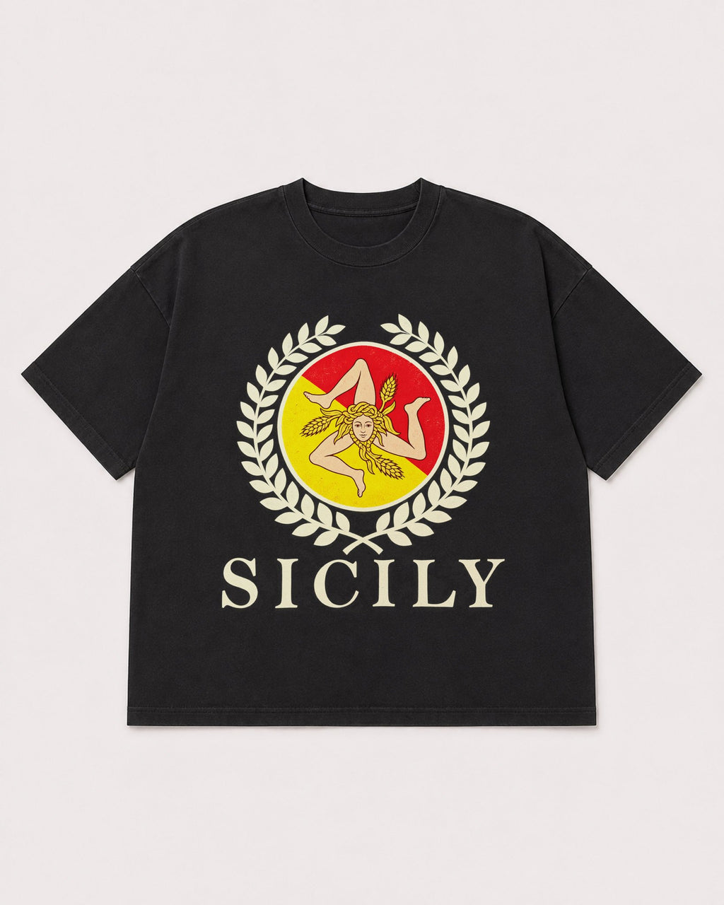 Mockup Boxy Heavyweight Tee Black product