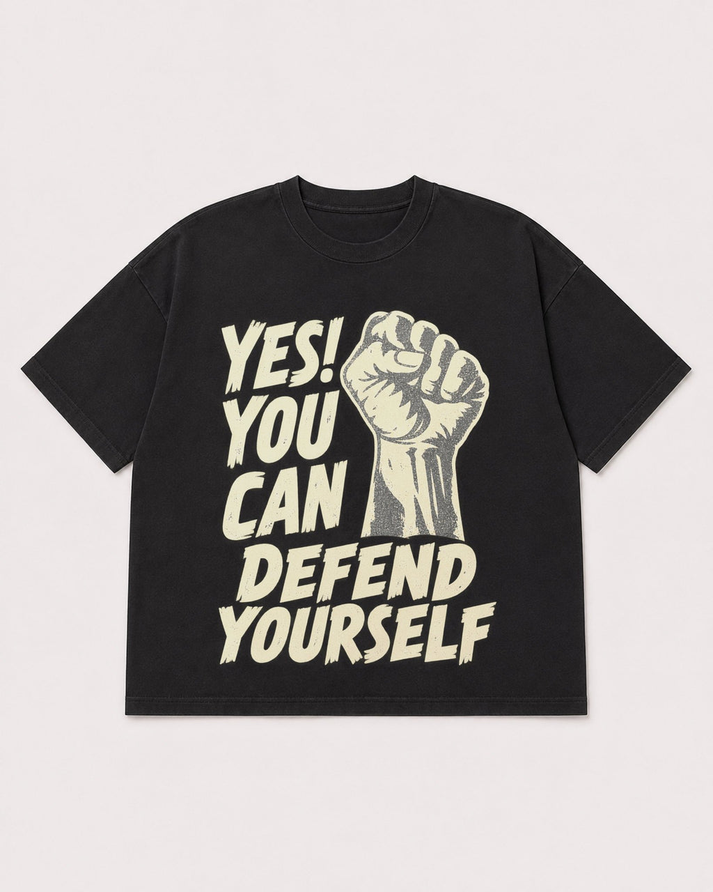 Mockup Boxy Heavyweight Tee Black product