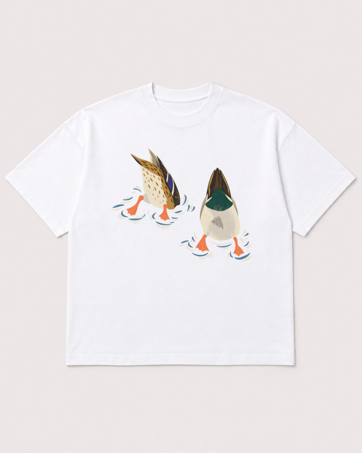 Mockup Boxy Heavyweight Tee White product