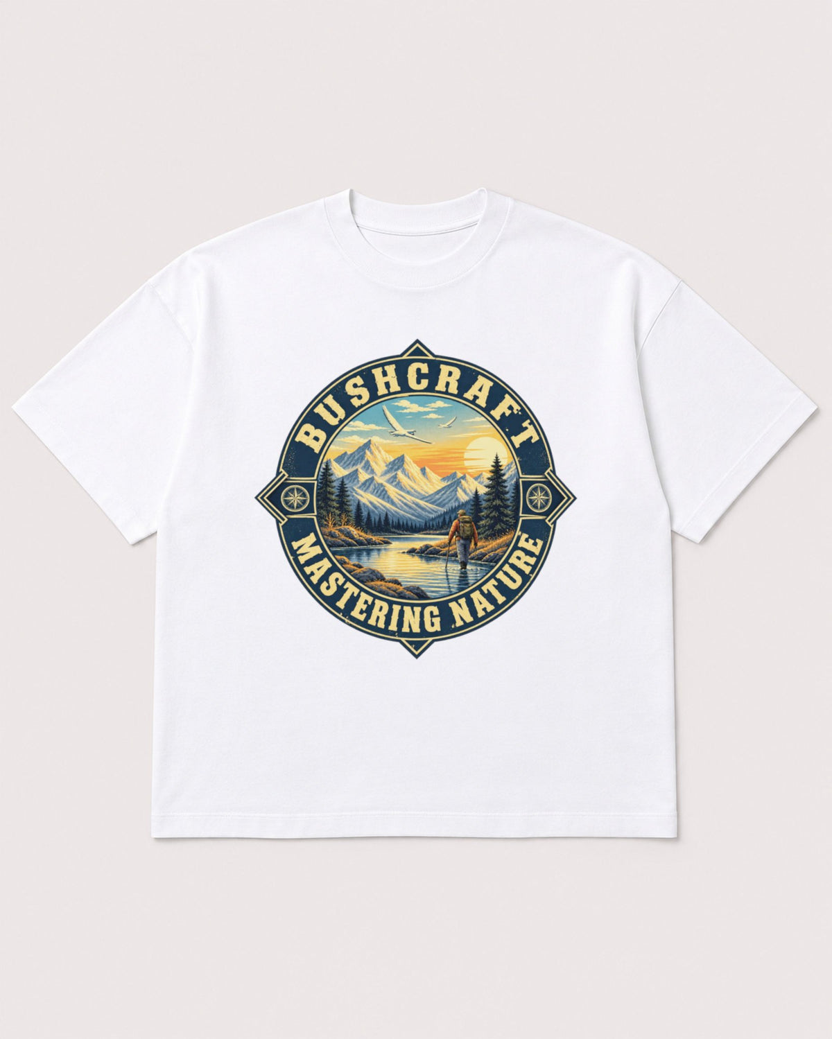 Mockup Boxy Heavyweight Tee White product