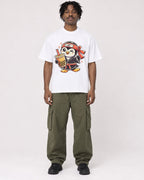 Mockup Boxy Heavyweight Tee White male full-body 04
