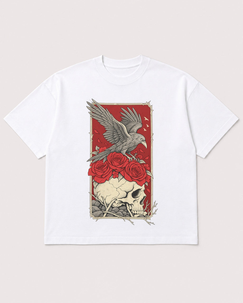 Mockup Boxy Heavyweight Tee White product