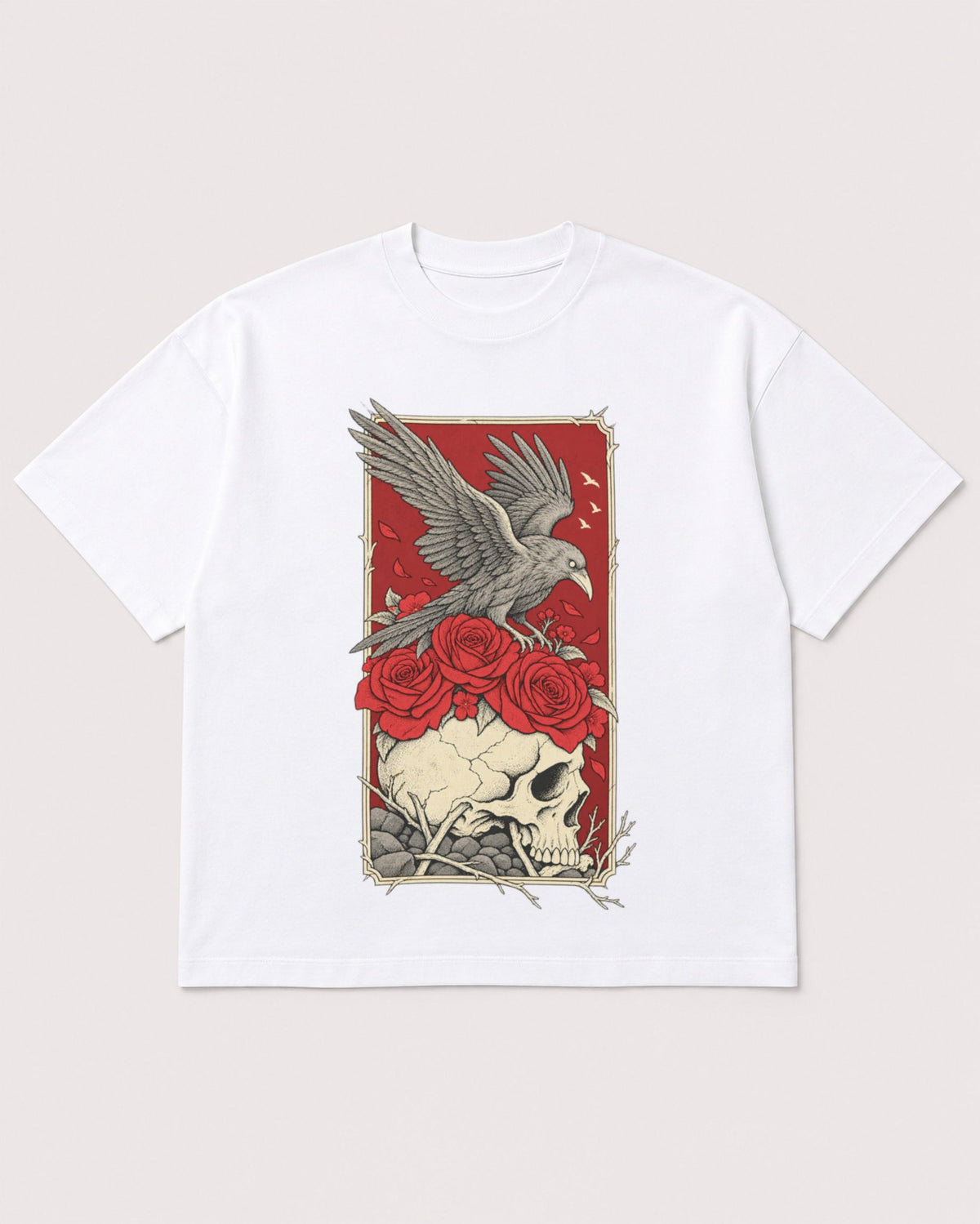 Mockup Boxy Heavyweight Tee White product