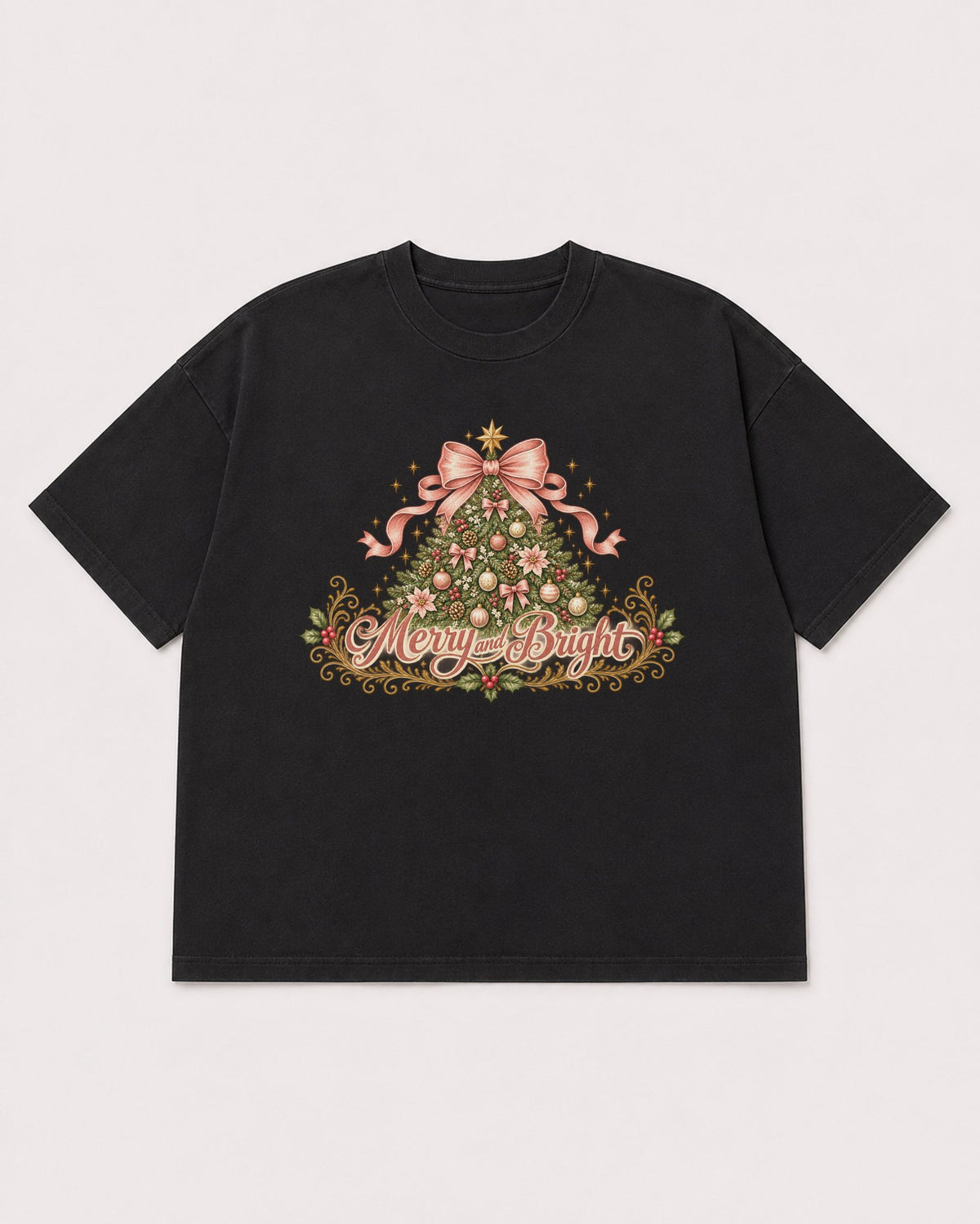 Mockup Boxy Heavyweight Tee Black product