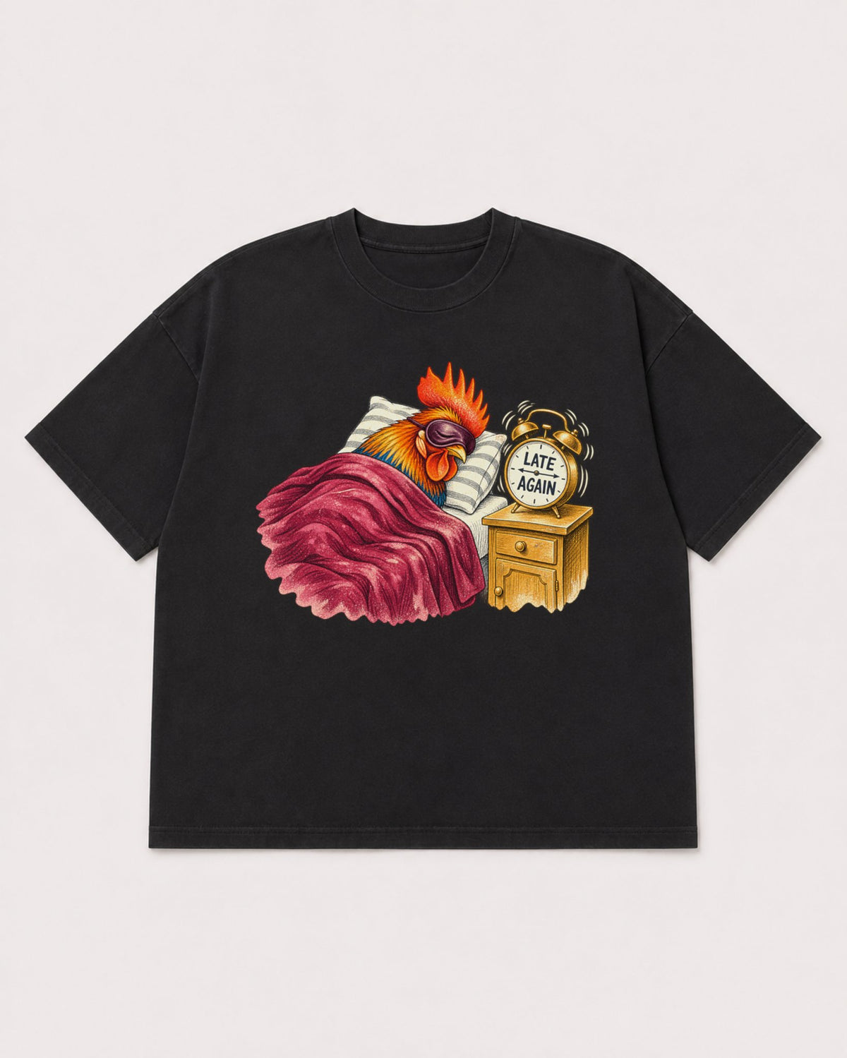Mockup Boxy Heavyweight Tee Black product