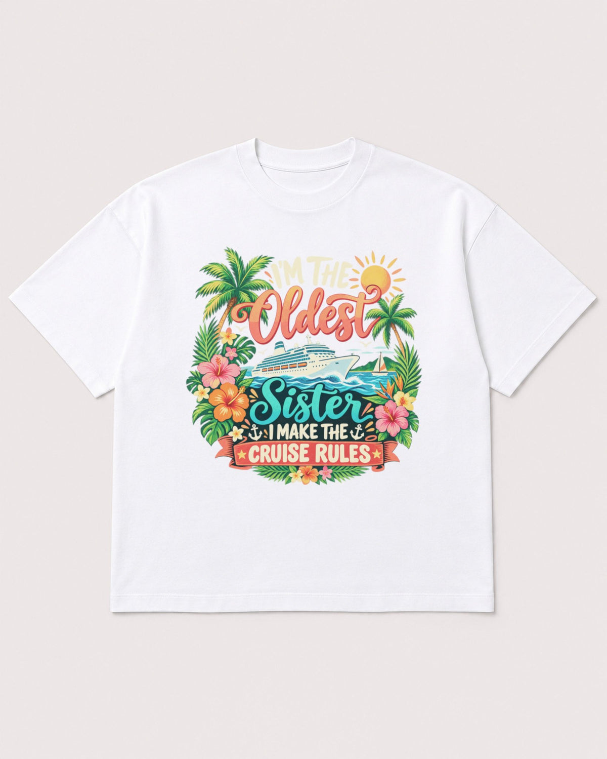 Mockup Boxy Heavyweight Tee White product