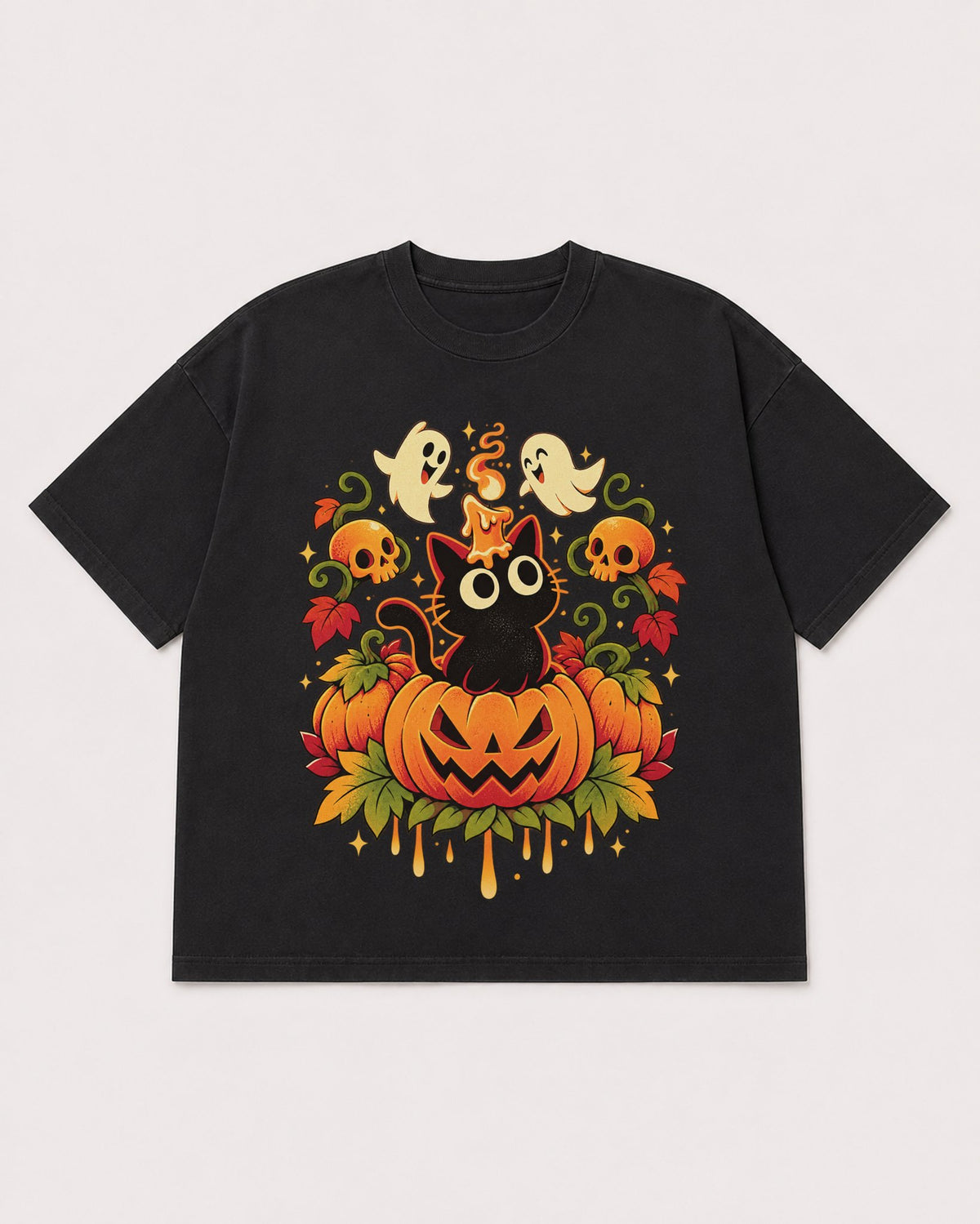 Mockup Boxy Heavyweight Tee Black product