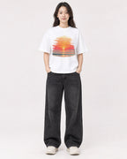Mockup Boxy Heavyweight Tee White female full-body 03