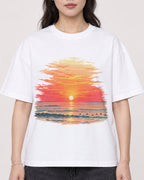 Mockup Boxy Heavyweight Tee White female close-up 03