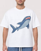 Mockup Boxy Heavyweight Tee White male close-up 08