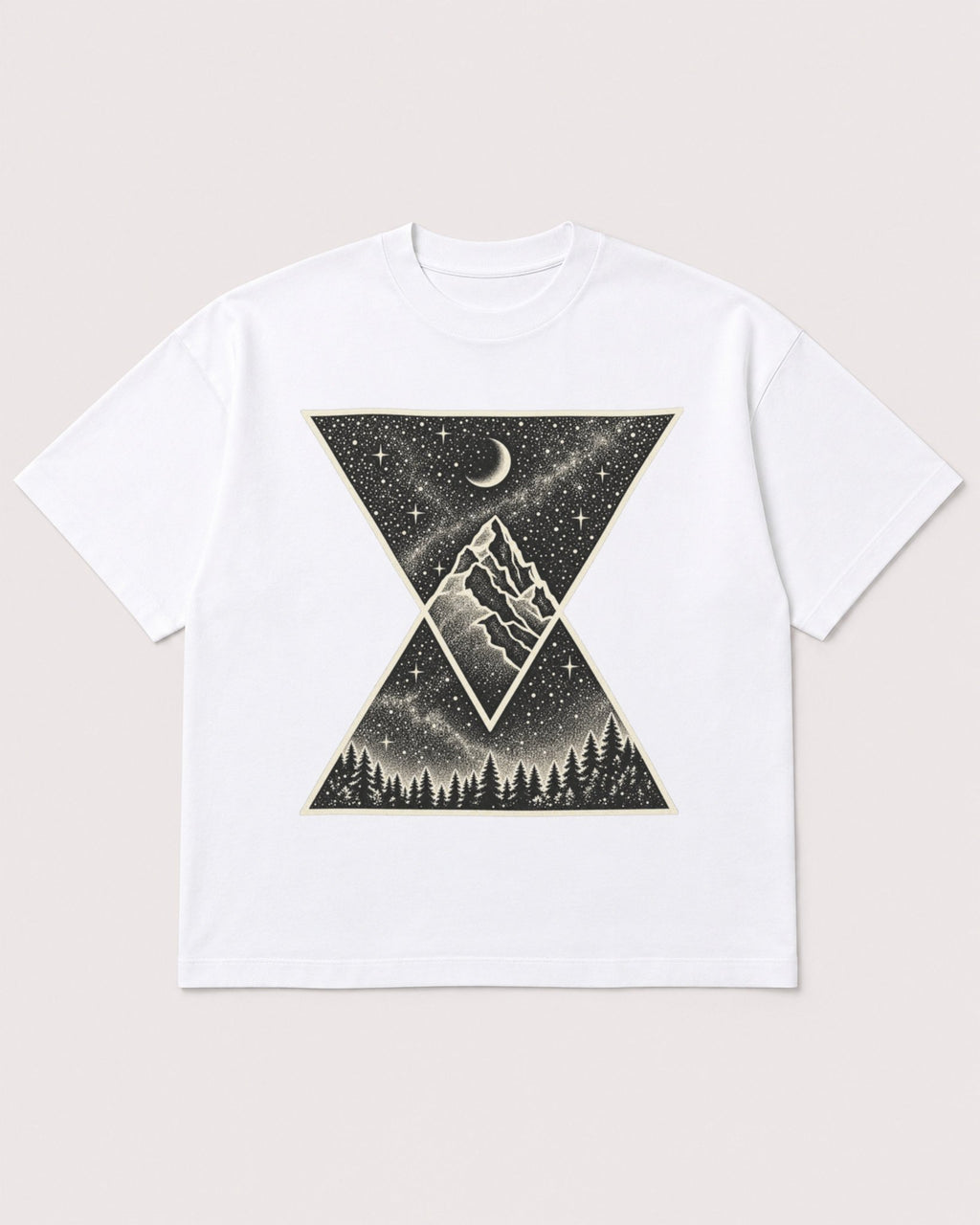 Mockup Boxy Heavyweight Tee White product