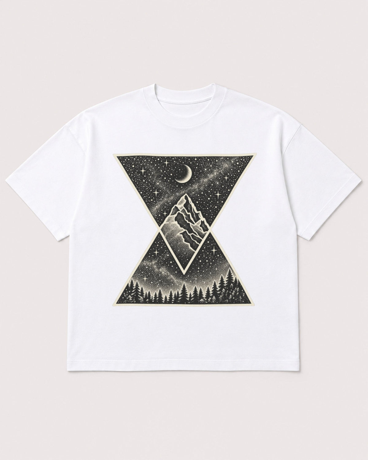 Mockup Boxy Heavyweight Tee White product