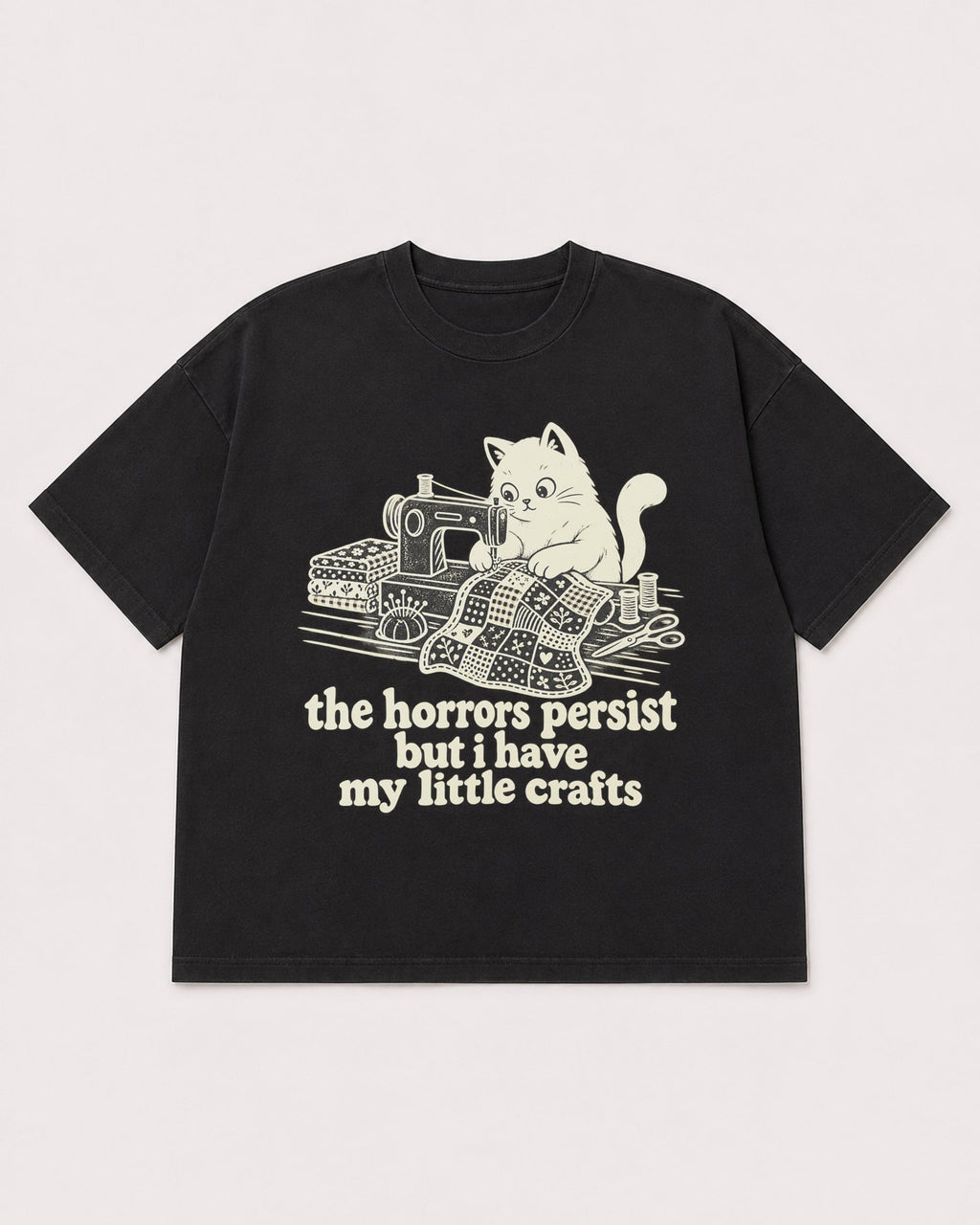 Mockup Boxy Heavyweight Tee Black product