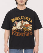 Mockup Boxy Heavyweight Tee Black male close-up 03