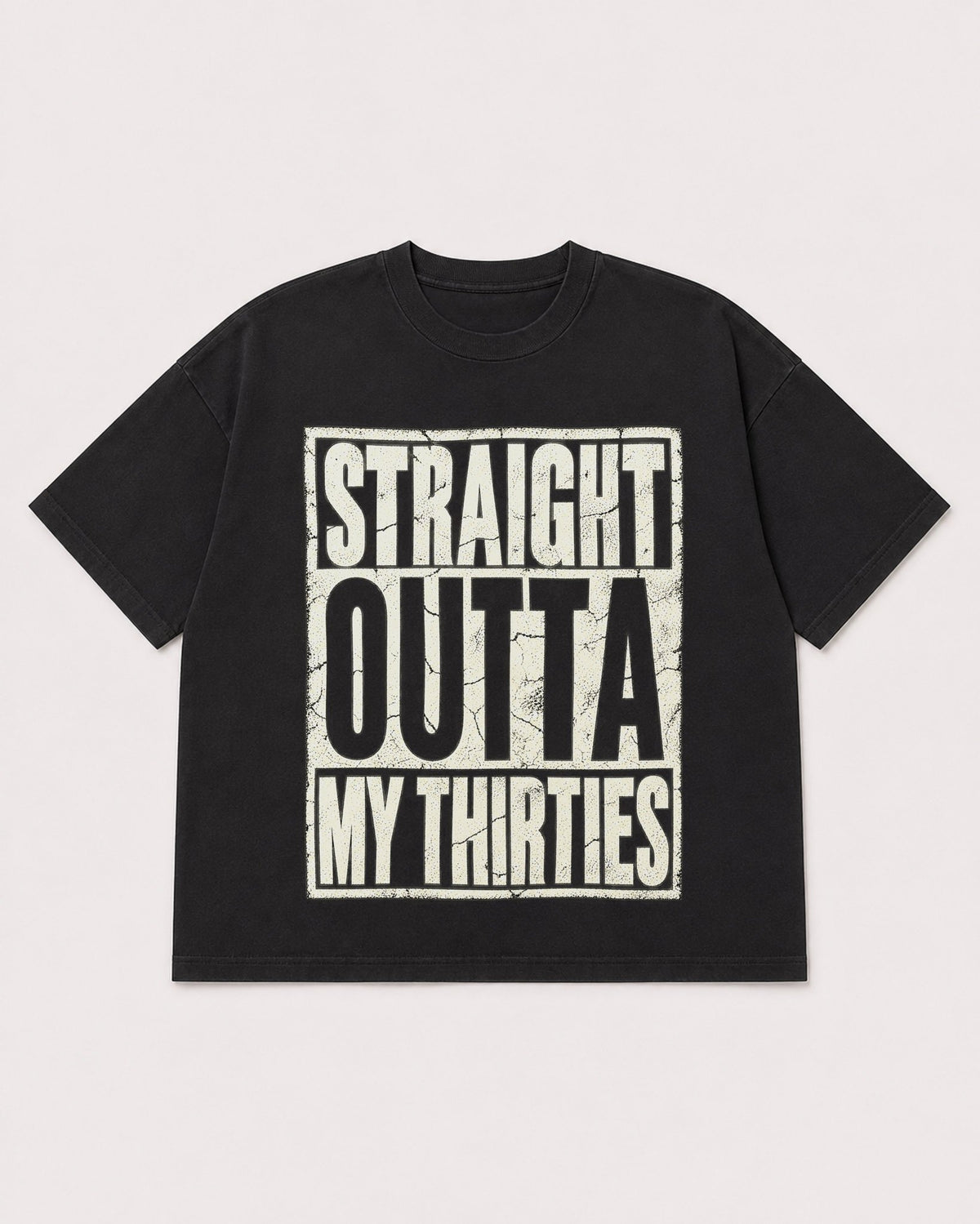 Mockup Boxy Heavyweight Tee Black product