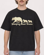 Mockup Boxy Heavyweight Tee Black male close-up 09