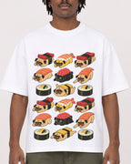 Mockup Boxy Heavyweight Tee White male close-up 04