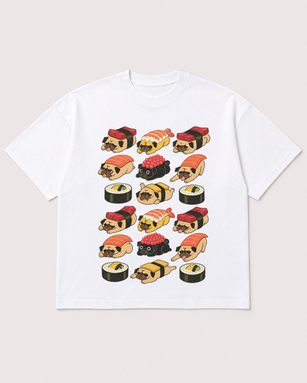 Mockup Boxy Heavyweight Tee White product