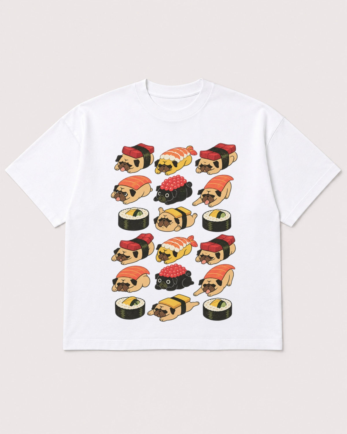 Mockup Boxy Heavyweight Tee White product