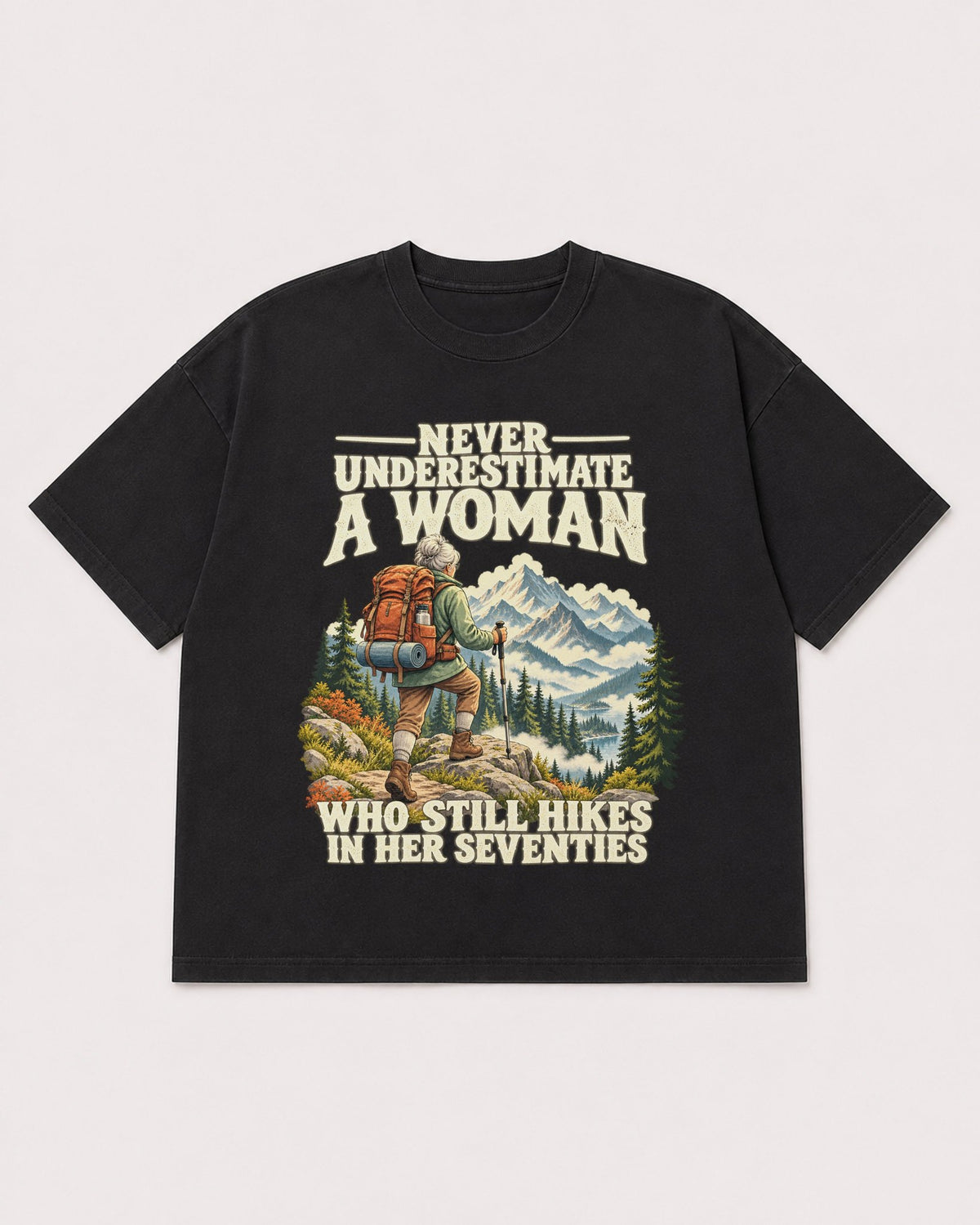 Mockup Boxy Heavyweight Tee Black product