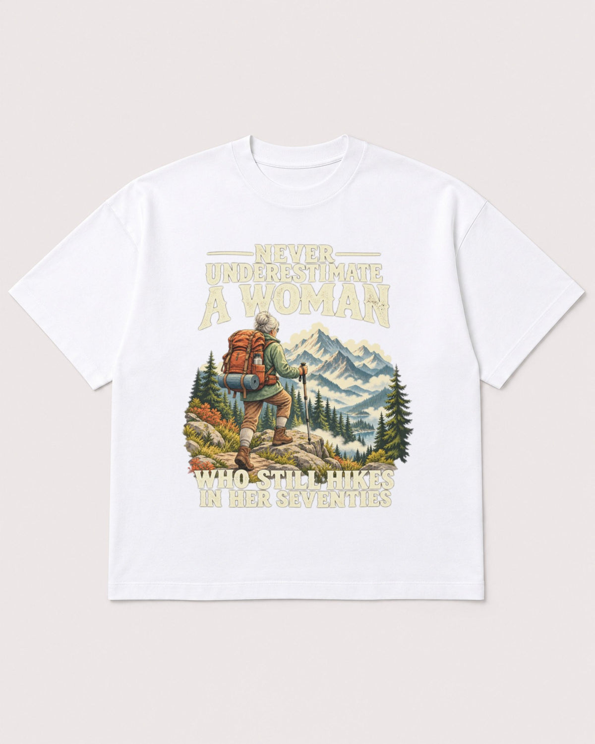 Mockup Boxy Heavyweight Tee White product