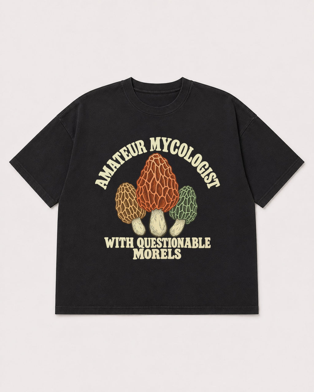 Mockup Boxy Heavyweight Tee Black product