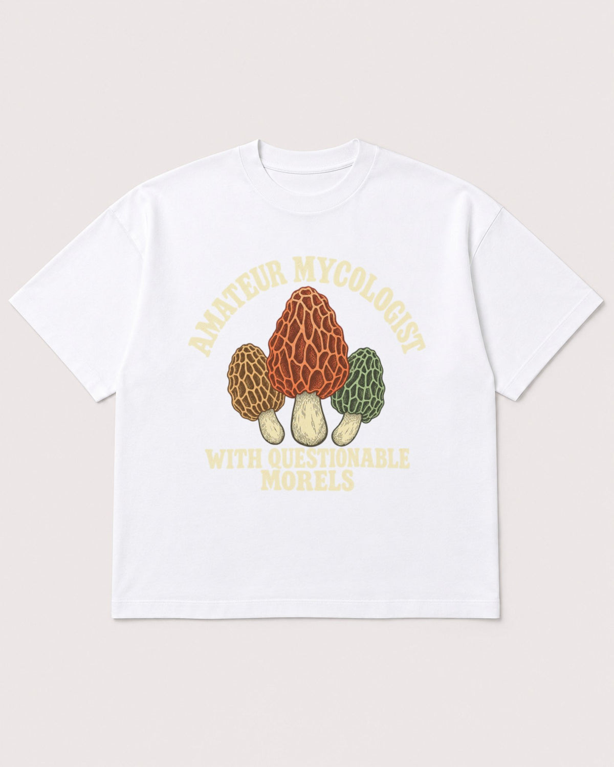 Mockup Boxy Heavyweight Tee White product